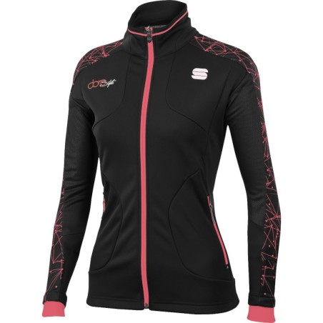 Oppvarming jakke Sportful Doro WS svart-corall
